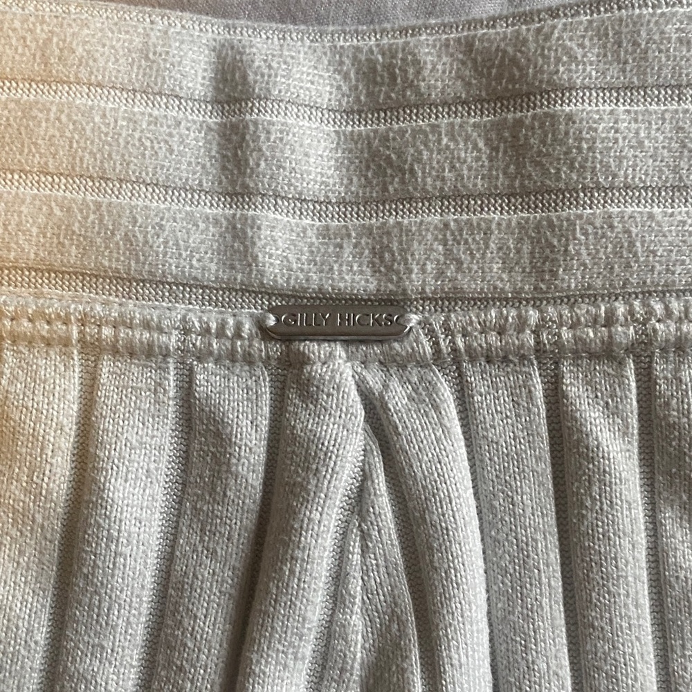 Gilly Hicks Light Yellow & Pastel Tie Dye Athletic Shorts Ruched Elastic Waist M - Picture 4 of 6